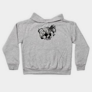 Skull and Hummingbird Kids Hoodie